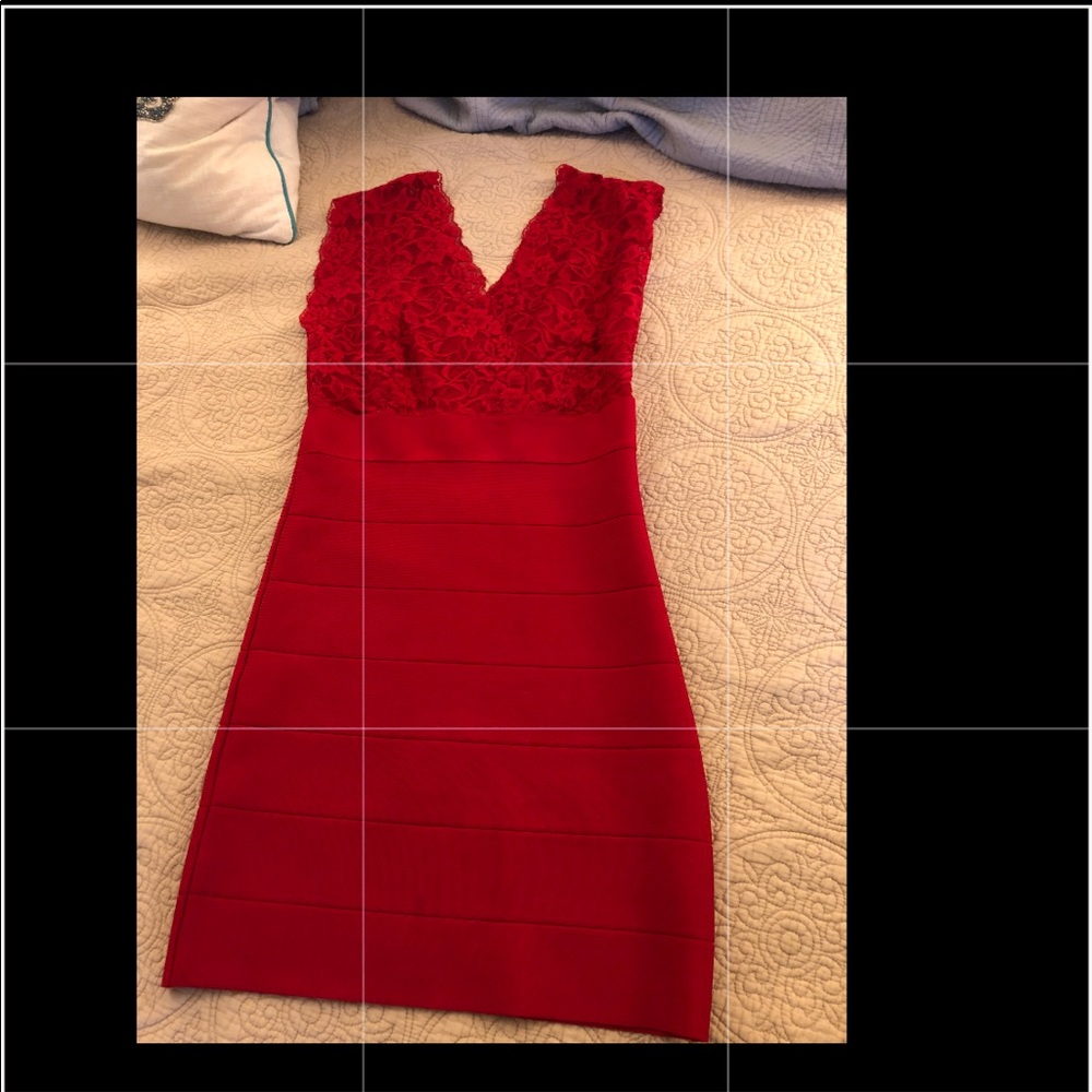 Beautiful red dress from Bebe